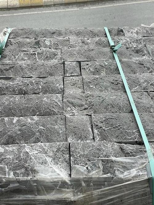 10 X Sb Siyah Patlatma Taş Duvar Cephe Kaplama