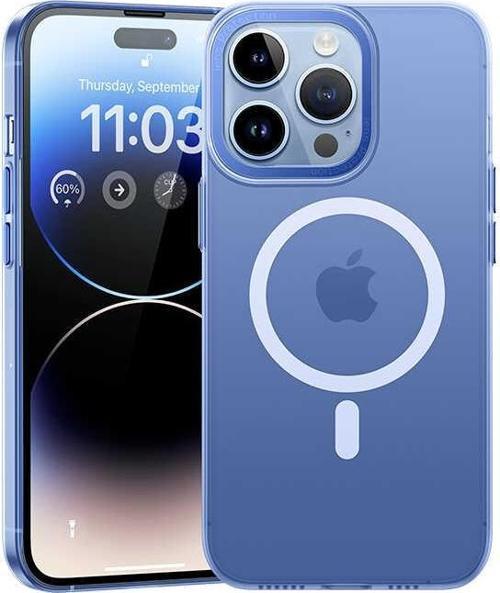 Apple iPhone 14 Pro Kılıf Sararmayan Wireless Şarj Destekli Magnetik Haze Kapak