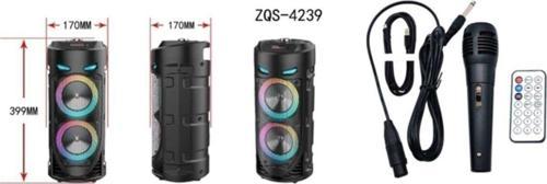 Zqs4239 Kumandalı Mikrofonlu Taşınabilir Bluetooth Speaker Hoparlör