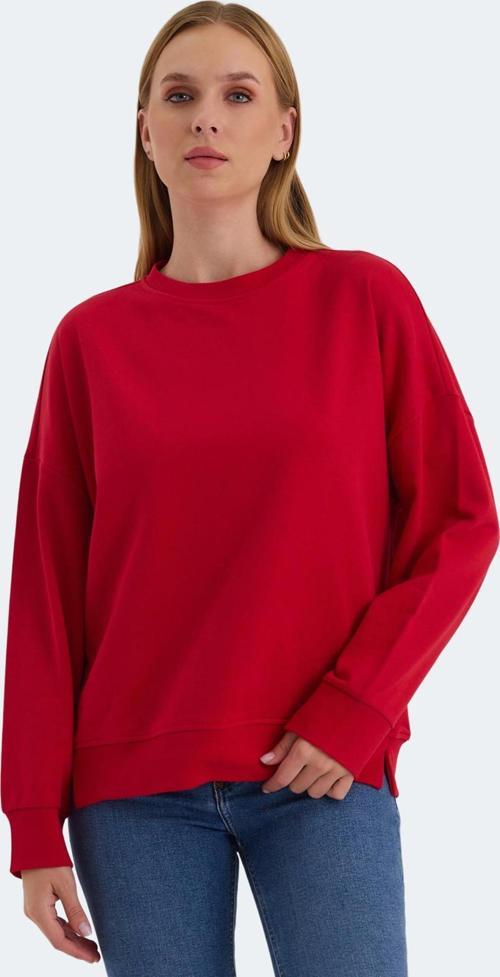 VIRTUE Kadın Sweatshirt Kırmızı