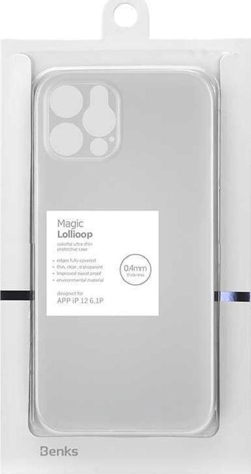 Apple iPhone 12 Pro Kılıf Slim Fit Mat PP Lollipop Protective Kapak