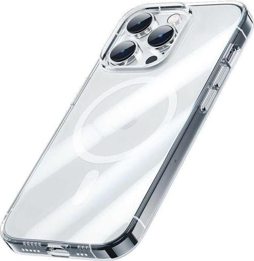 Apple iPhone 14 Pro Max Kılıf Crystal Series Clear Kapak Ekran Koruyucu Hediyeli