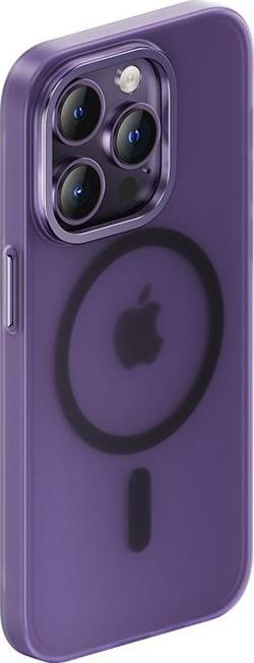 Apple iPhone 14 Pro Max Kılıf Sararmayan Wireless Şarj Destekli Seri Magnetik Haze Kapak