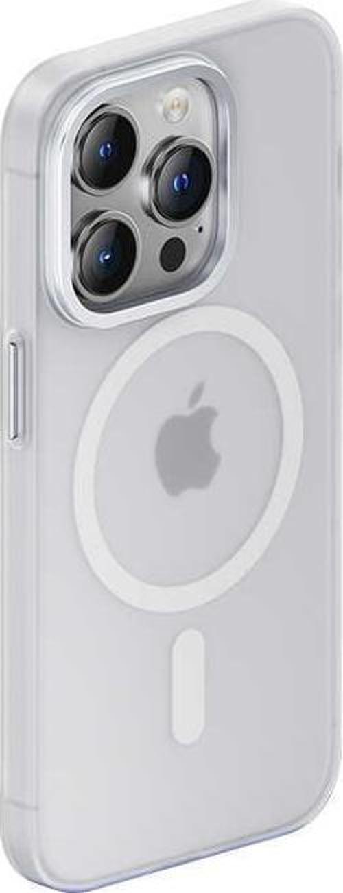 Apple iPhone 14 Pro Max Kılıf Sararmayan Wireless Şarj Destekli Seri Magnetik Haze Kapak