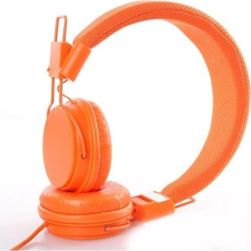 Color Ep05 Kafa Bantlı Bluetooth Kulaklık - Turuncu