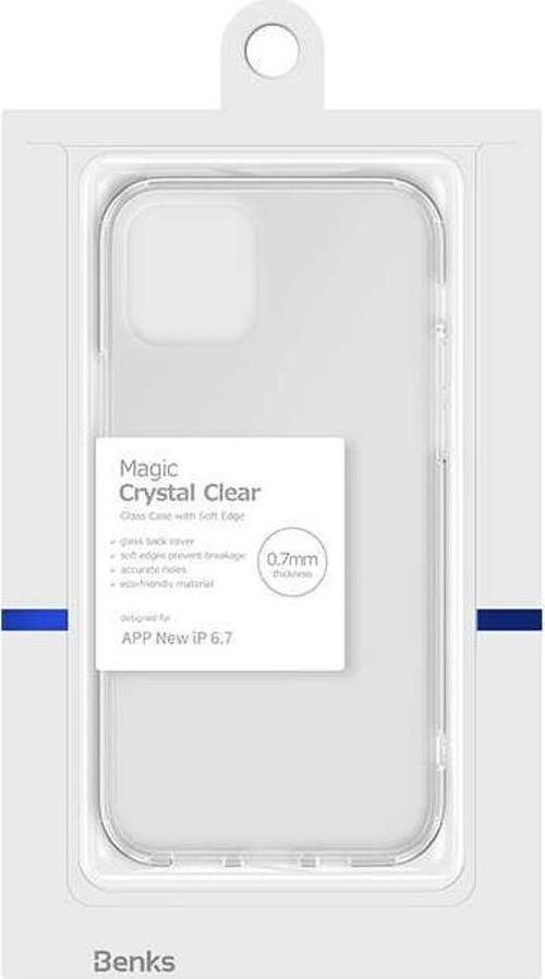 Apple iPhone 12 Pro Max Kılıf Magic Crystal Clear Glass Kapak