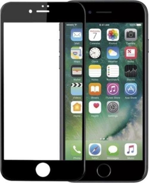Iphone 6 Plus 6S Plus Kırılmaz Cam 5D 6D 9D Tam Kaplayan Ekran Koruyucu Siyah