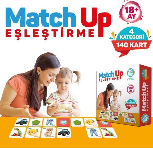 Match Up Eşleştirme Kartları Eşini Bul 140 Kart Eğitici Geliştirici Eşleme Kart Oyunu
