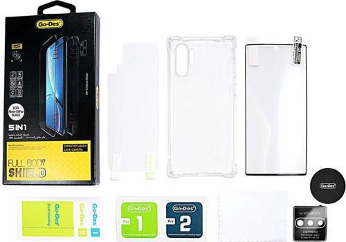 Galaxy Note 10 Ön Arka Koruma Go Des 5 in 1 Full Body Shield