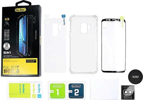 Galaxy S9 Ön Arka Koruma Go Des 5 in 1 Full Body Shield