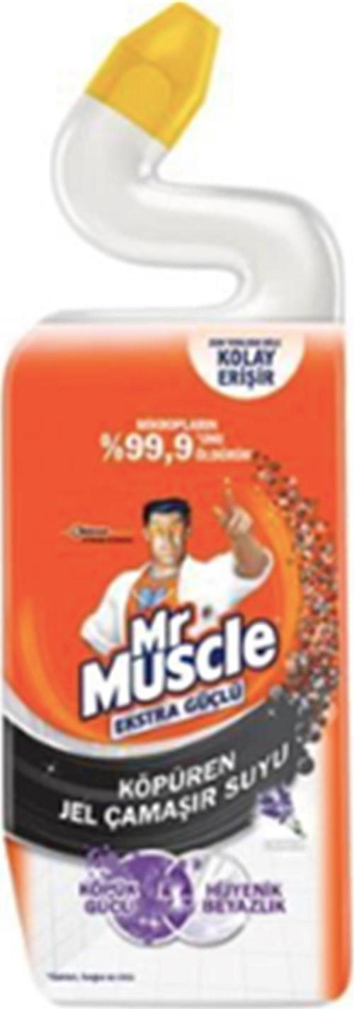 Mr.Muscle Ekstra Güçlü Tuvalet Temizleyici Köpüren Çamaşır Suyu Marine 750 ml