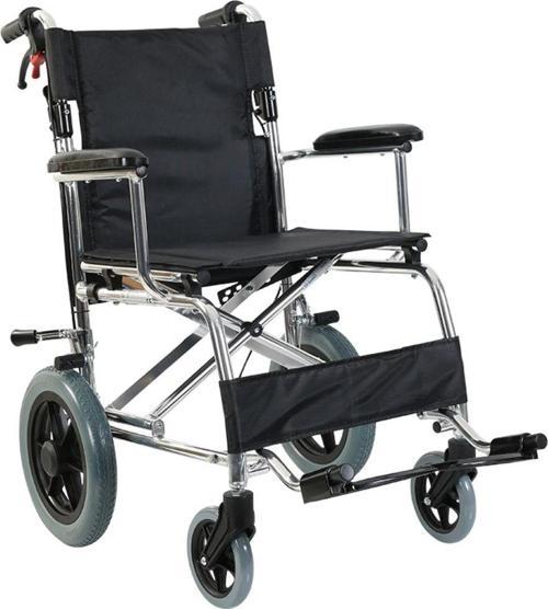 G501 Alüminyum Katlanabilir Manuel Tekerlekli Transfer Sandalye | Comfortable Wheelchair