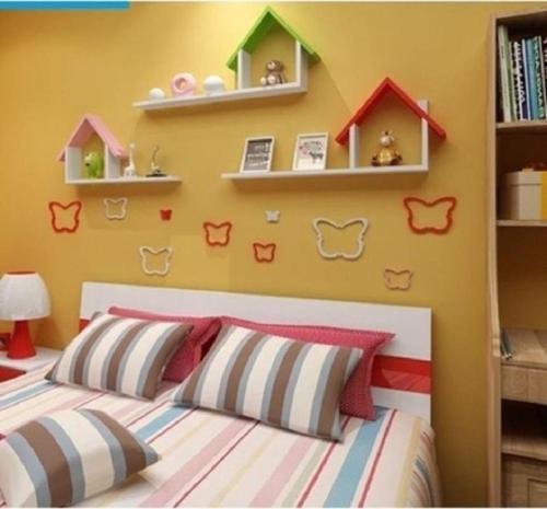 Mini Home 3 Raflı Duvar Rafı
