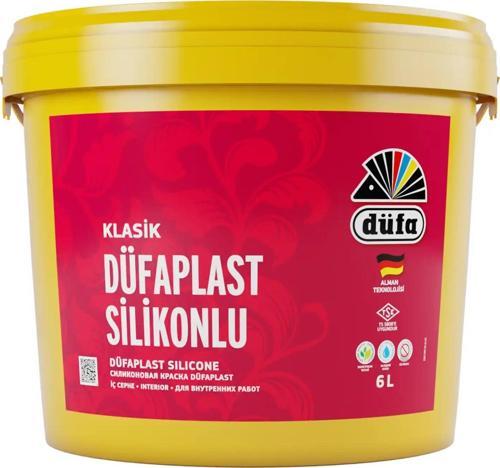 Klasik Düfaplast Silikonlu İç Cephe Duvar Boyası 3189 Kirli Sarı 6 l
