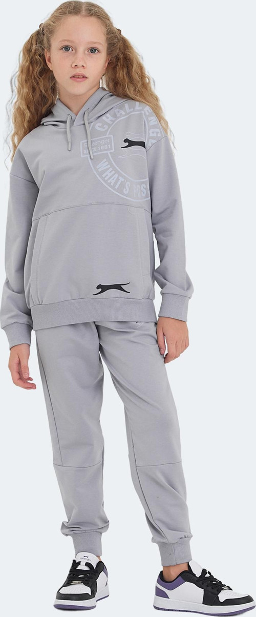 LISEY Unisex Çocuk Eşofman Takımı Taş Gri