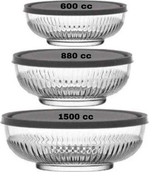 Tokyo 3 Adet Saklama Kabı(600Cc-880Cc-1500Cc)