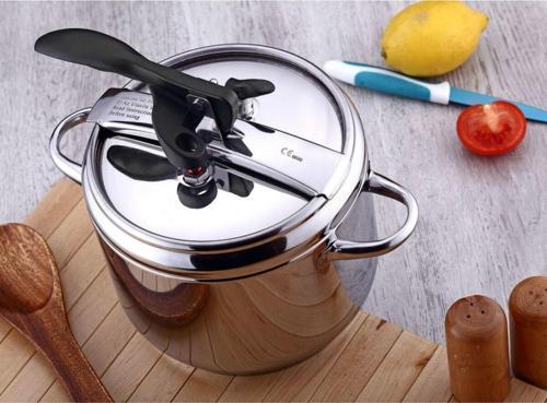 Düz Çelik Düdüklü Tencere 5,0 Lt