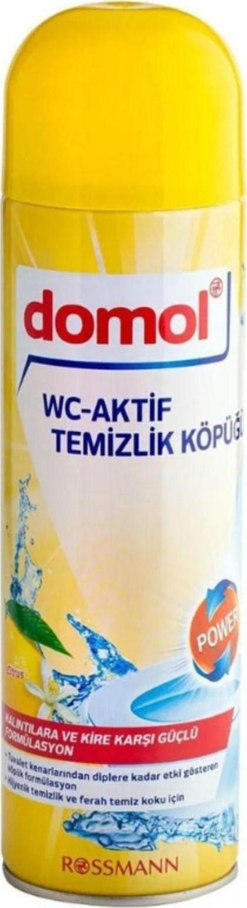 Domol Tuvalet Temizleme Köpüğü Limon 500 Ml