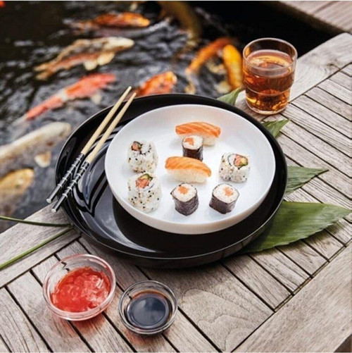 Asiette Mezze Siyah Servis Tabağı 29 Cm 2 Adet