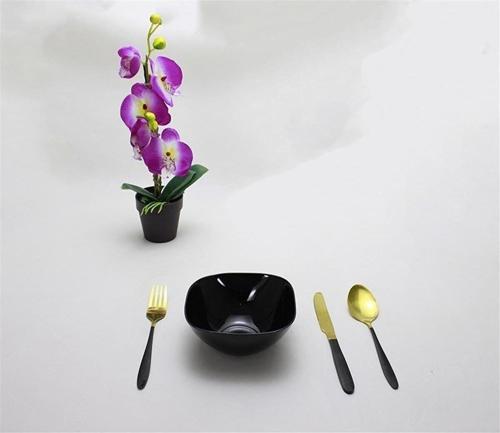 Carine Noir Siyah Çorba Kasesi 6 Lı 14 Cm Kase