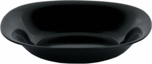 Carine Noir Siyah Yemek Tabağı 21Cm 6Lı Set