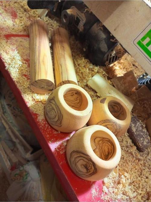 Zeytin Ağacından Havan, Ahşap Havan, Ahşap Sarımsak Döveceği, Sarımsak Ezici