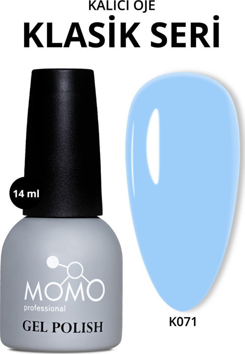 Kalıcı Oje K071, Bebek Mavisi, 14 ml
