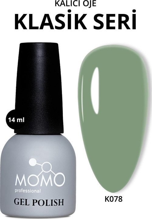 Kalıcı Oje K078, Kaktüs Yeşili, 14 ml