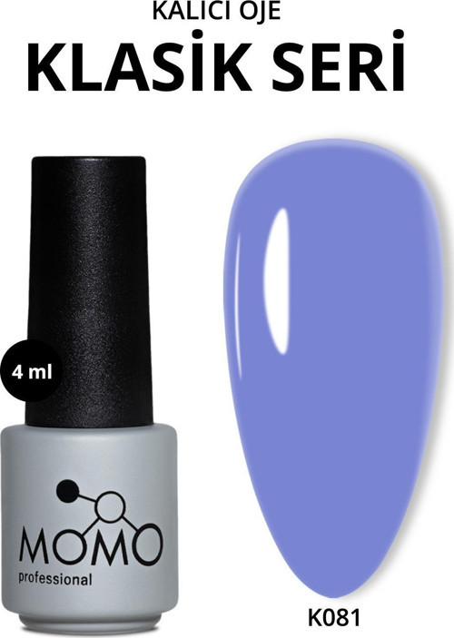 Kalıcı Oje K081, Mavi Lila, 4 ml
