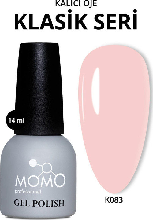 Kalıcı Oje K083, Pembe Ten Rengi, 14 ml