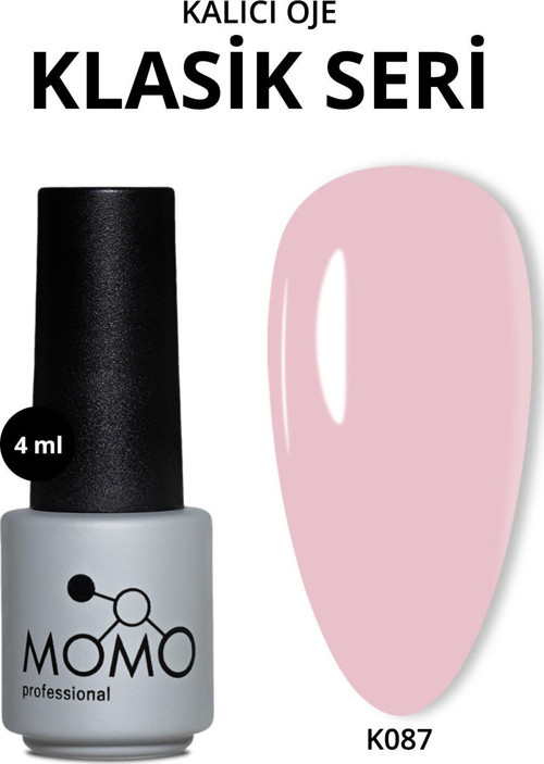 Kalıcı Oje K087, Yarı Şeffaf Nude, 4 ml