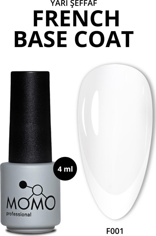 Kalıcı Oje French Base F001, Rakı Beyazı, 4 ml