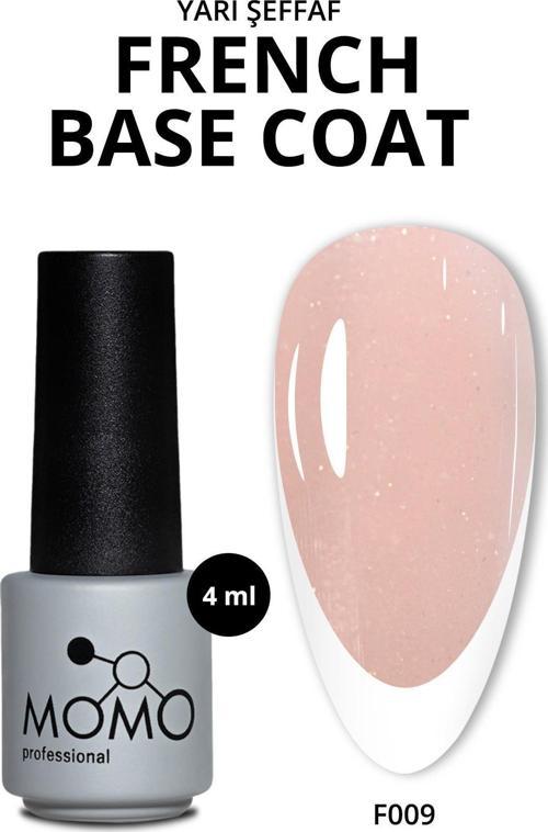 Kalıcı Oje French Base F009, Işıltı Pudra, 4 ml