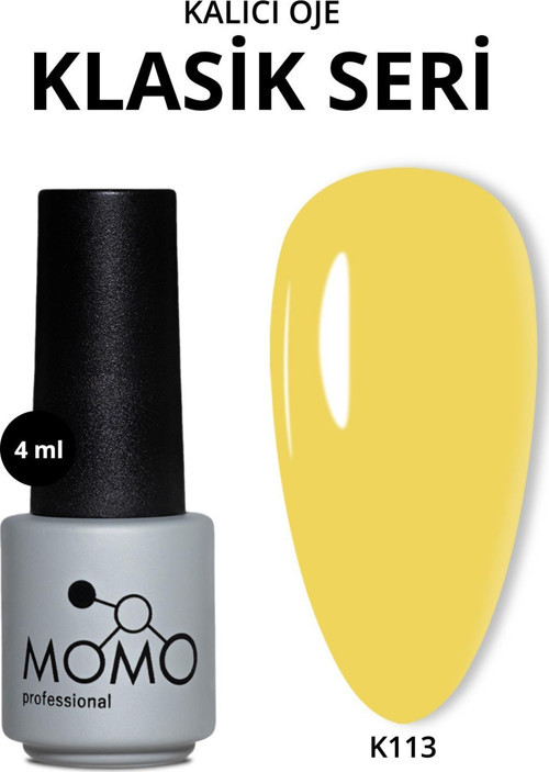Kalıcı Oje K113, Soğuk Sarı, 4 ml