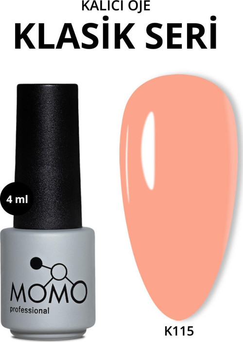 Kalıcı Oje K115, Şeftali, 4 ml