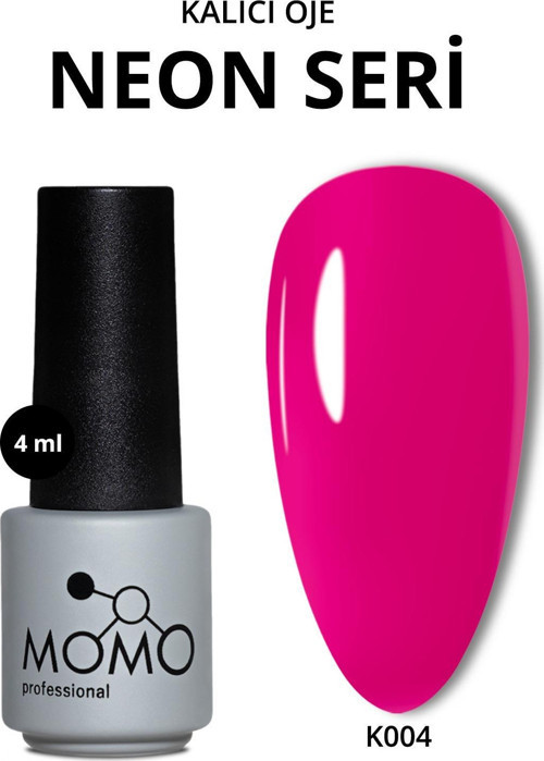 Kalıcı Oje N004 Neon Fuşya Pembe 4 ml