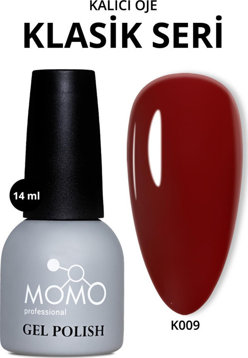 Kalıcı Oje K009, Kiraz Bordo, 14 ml