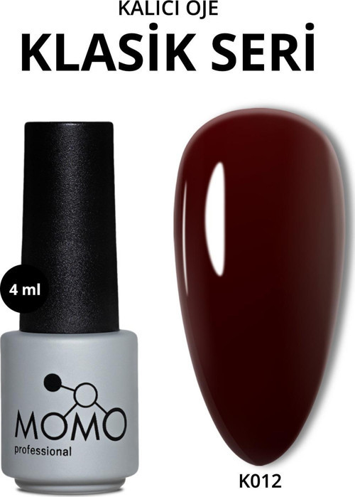 Kalıcı Oje K012, Kahve Mürdüm, 4 ml