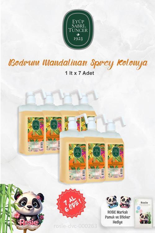 7 AL 6 ÖDE 1 lt Sprey Başlıklı Kolonya Bodrum Mandalinası ve ROSIE