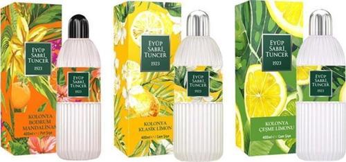 Düvenci Toptan 400 ML 3'lü Kolonya Seti A