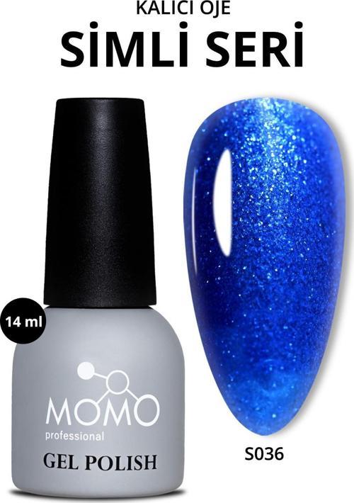 Kalıcı Oje S036, Simli Saks Mavi, 14 ml