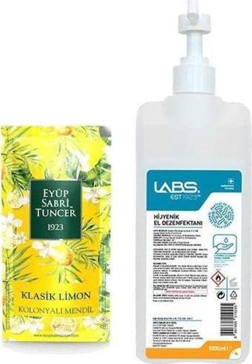 EST Dezenfektan 1 Lt+150'li K.Limon Kolonyalı Islak Mendil