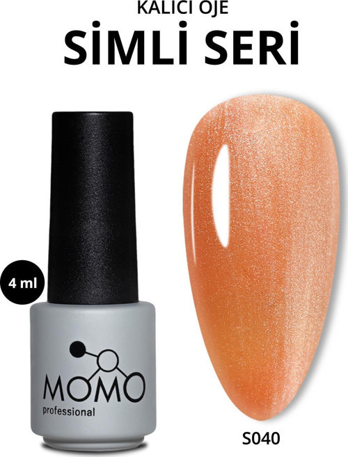 Kalıcı Oje S040, Sedefli Şeftali, 4 ml