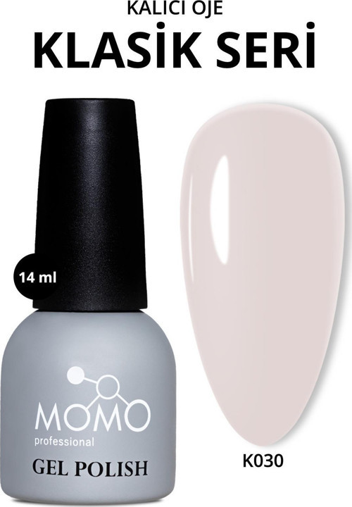Kalıcı Oje K030, Beyaz Vizon, 14 ml