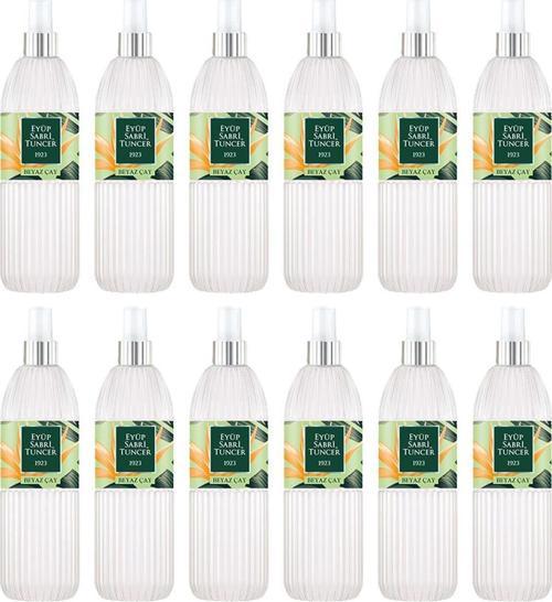 Beyaz Çay Kolonyası Silindir Pet Şişe Sprey 150 Ml x 12 Adet