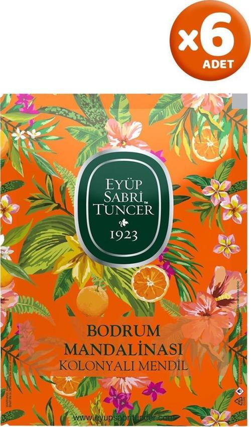 Bodrum Mandalinası Kolonyalı Mendil 50'li x 6 Adet