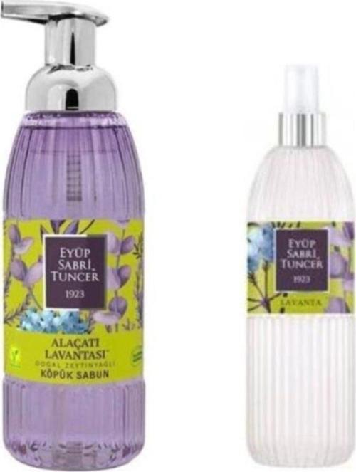 Alaçatı Lavantası Köpük Sabun 500 ml ve Kolonya 150 ML