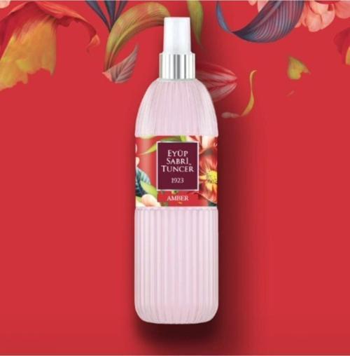 Amber Kolonyası 150 ml Silindir Pet Şişe Sprey