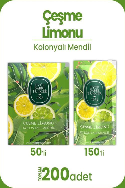 Çeşme Limonu Kolonyalı Mendil Seti