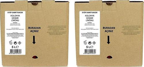 Çeşme Limonu Kolonyası 5 lt x 2